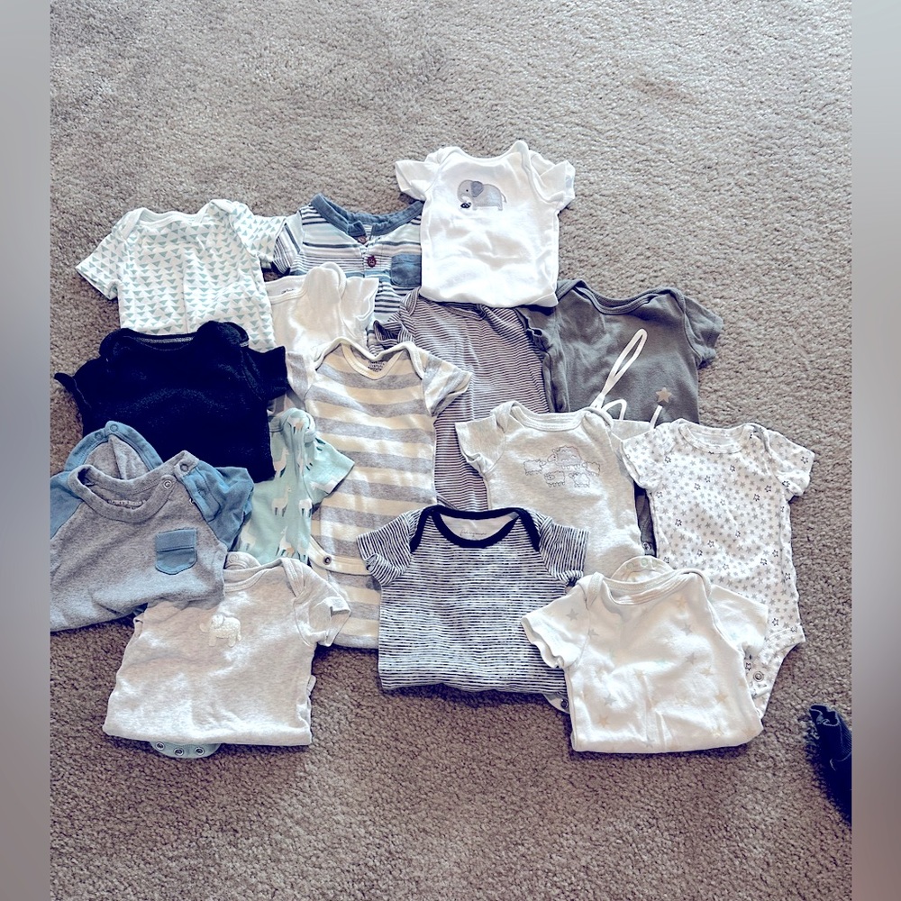 0-3 month baby bundle- gender neutral